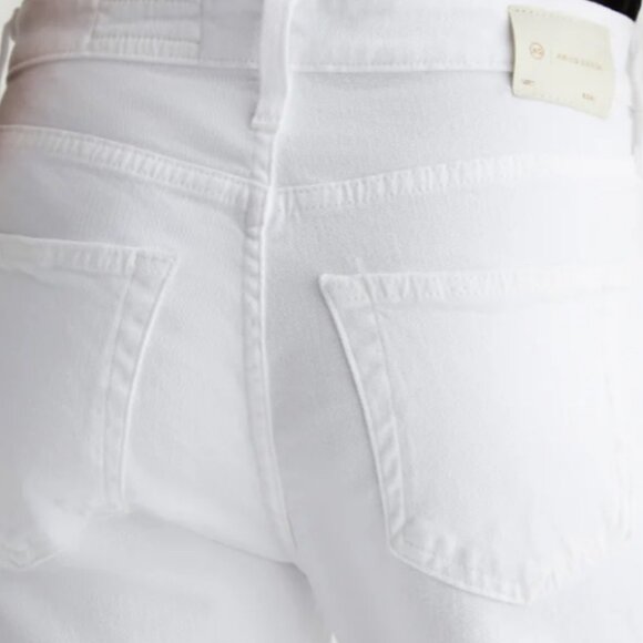 AG.- ED White Denim Jean Ex Boyfriend Slouchy Slim Woman Sz 28 R - Picture 8 of 10